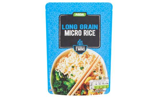 Asda Long Grain Micro Rice 250g