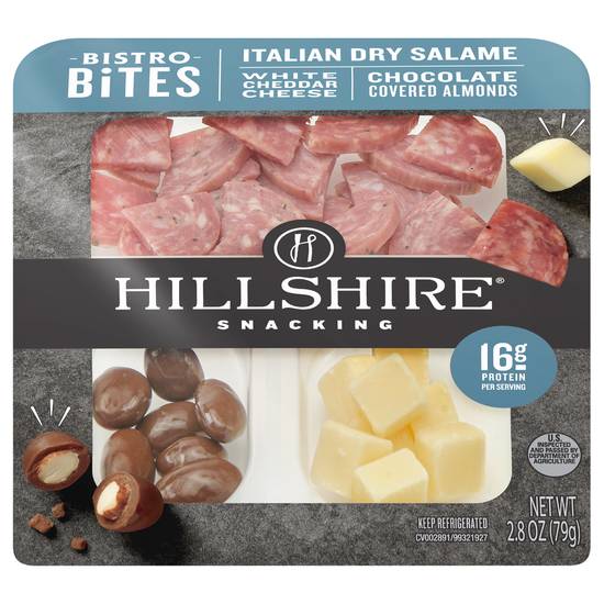 Hillshire Italian Dry Salame Cheddar & Almonds Bistro Bites (2.8 oz)