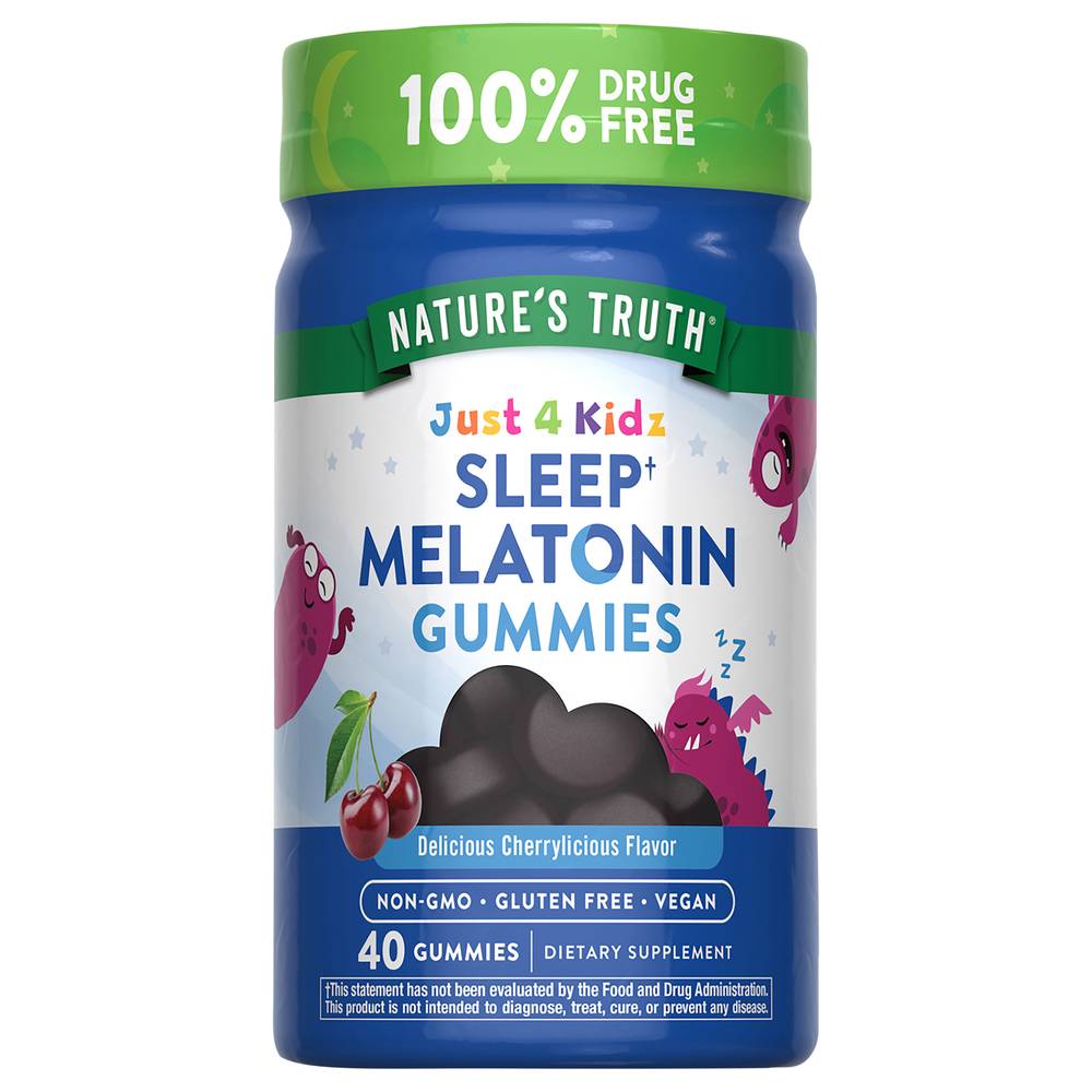 Nature's Truth Kids Melatonin Gummy (40 lbs)