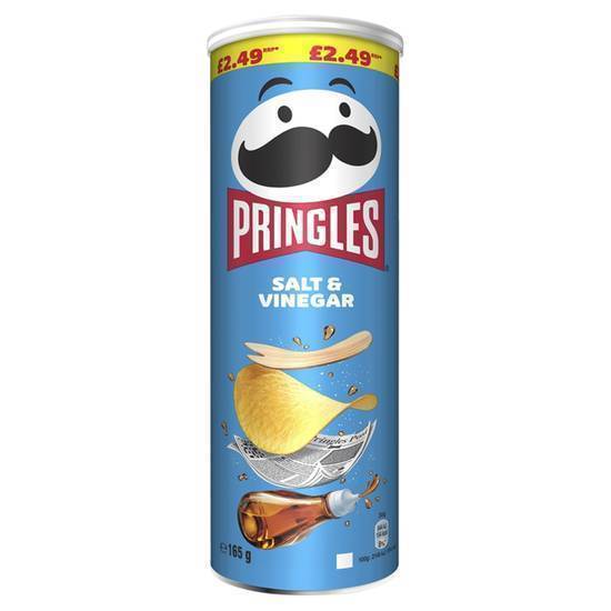 Pringles Salt & Vinegar 165g PM ORIGINAL PRICE £3.59