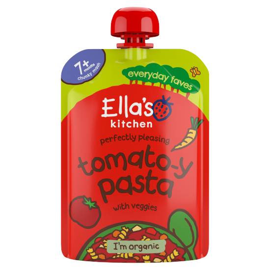 Ella's Kitchen Organic Tomato-Y Pasta Baby Pouch 7+ Months 130g