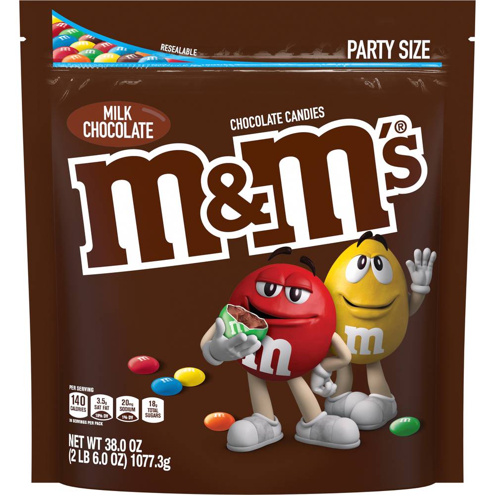 M&M's Chocolate Candies, Milk (38 oz)