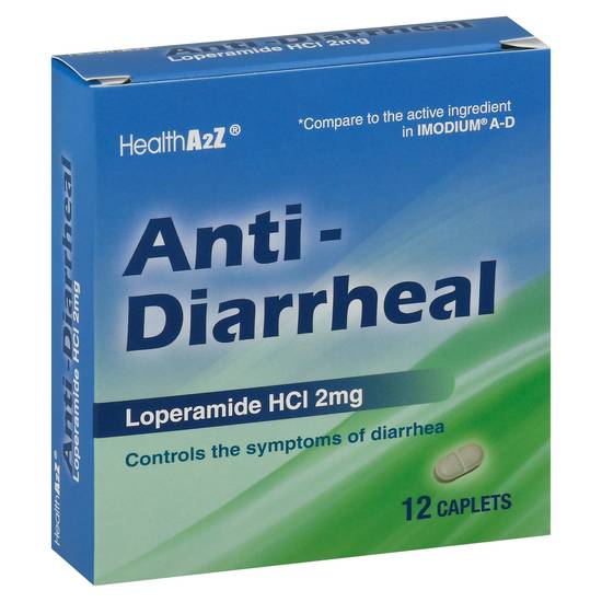 Healtha2z Anti-Diarrheal Loperamide Hci 2 mg (12 ct)