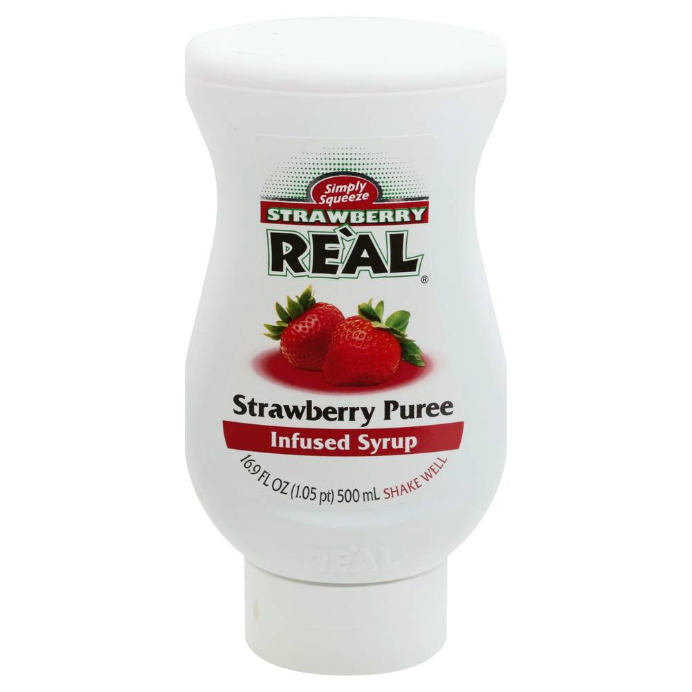 Real Earth Bounty Strawberry Puree Infused Syrup (1.11 lbs)