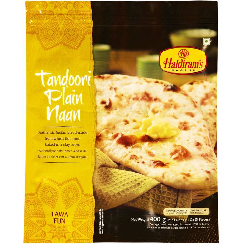 Haldiram's Naan, Tandoori Garlic (400 g)