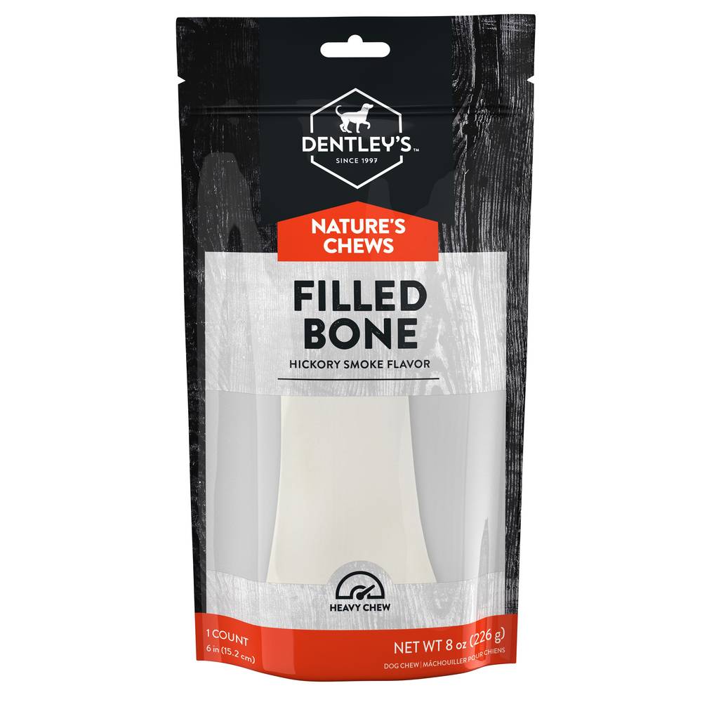 Dentley s Nature s Chews Small Filled Femur Bone Dog Chew Delivery Near Me Order Online Uber Eats