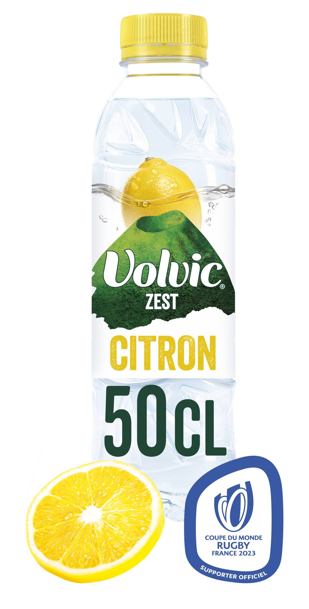 Volvic - Zest eau gazeuse, citron (500ml)