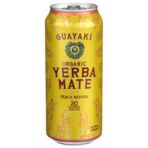 Guayaki Organic Peach Revival Yerba Mate