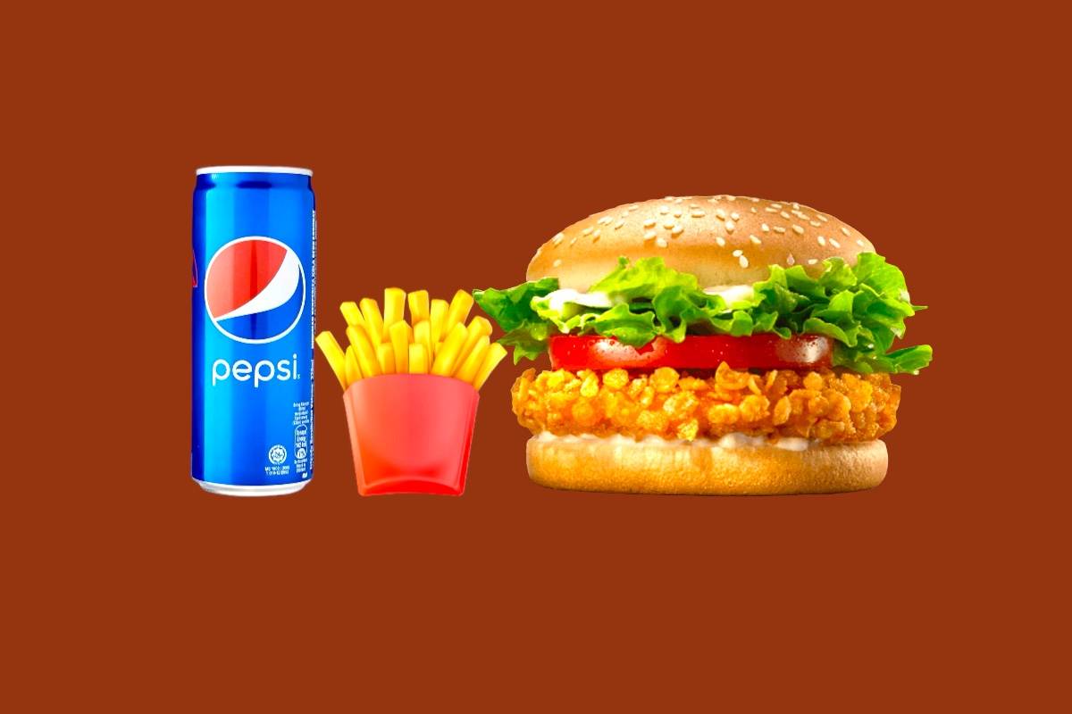 Menu Burger Crispy Tenders