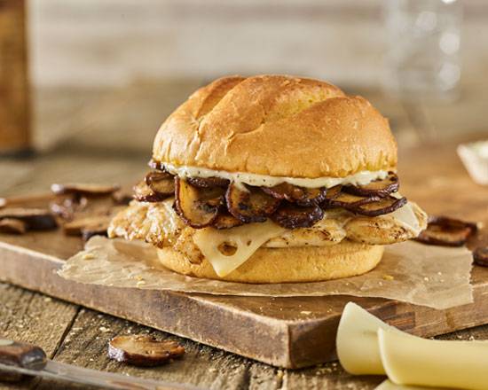 Truffle Mushroom Swiss Grilled Chicken Sandwich