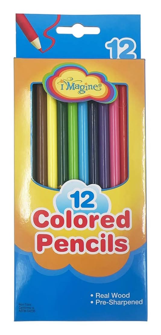 Imagine Colored Pencils 12 Ct