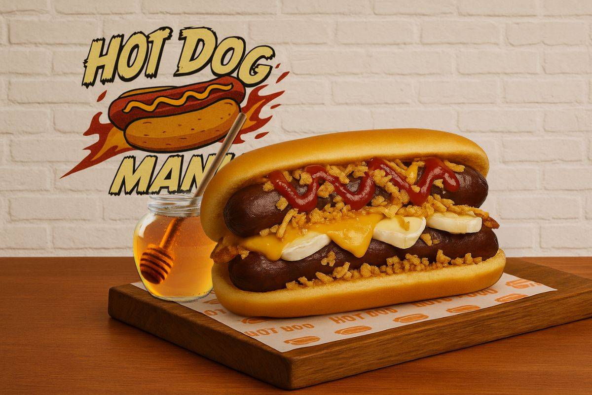 🍯 HOT DOG CHÈVRE MIEL PIGNONS – UN MARIAGE SUCRÉ-SALÉ