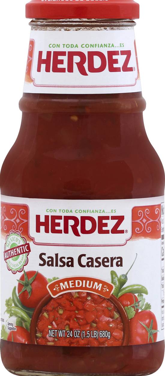 Herdez Casera Medium Salsa (24 oz)
