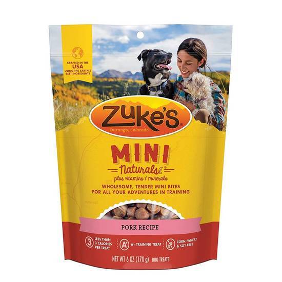 Zukes Mini Naturals Recipe Pork (6 oz)