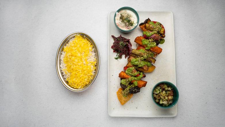 Vegetarisk Grillspett