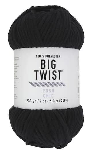 Big Twist Posh Chic Yarn, 213 m, Black Sesame Ice Cream