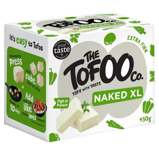 The Tofoo Co. XL, Naked Organic Tofu (450g)