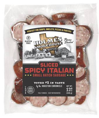 Holmes Smokehouse Sliced Spicy Italian Sausage