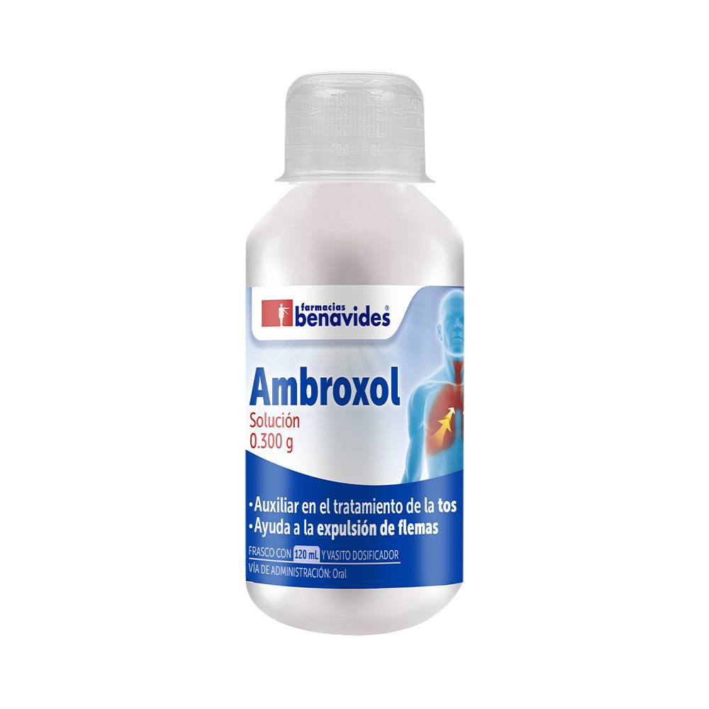 Farmacias benavides ambroxol solución 0.3 g (frasco 120 ml)