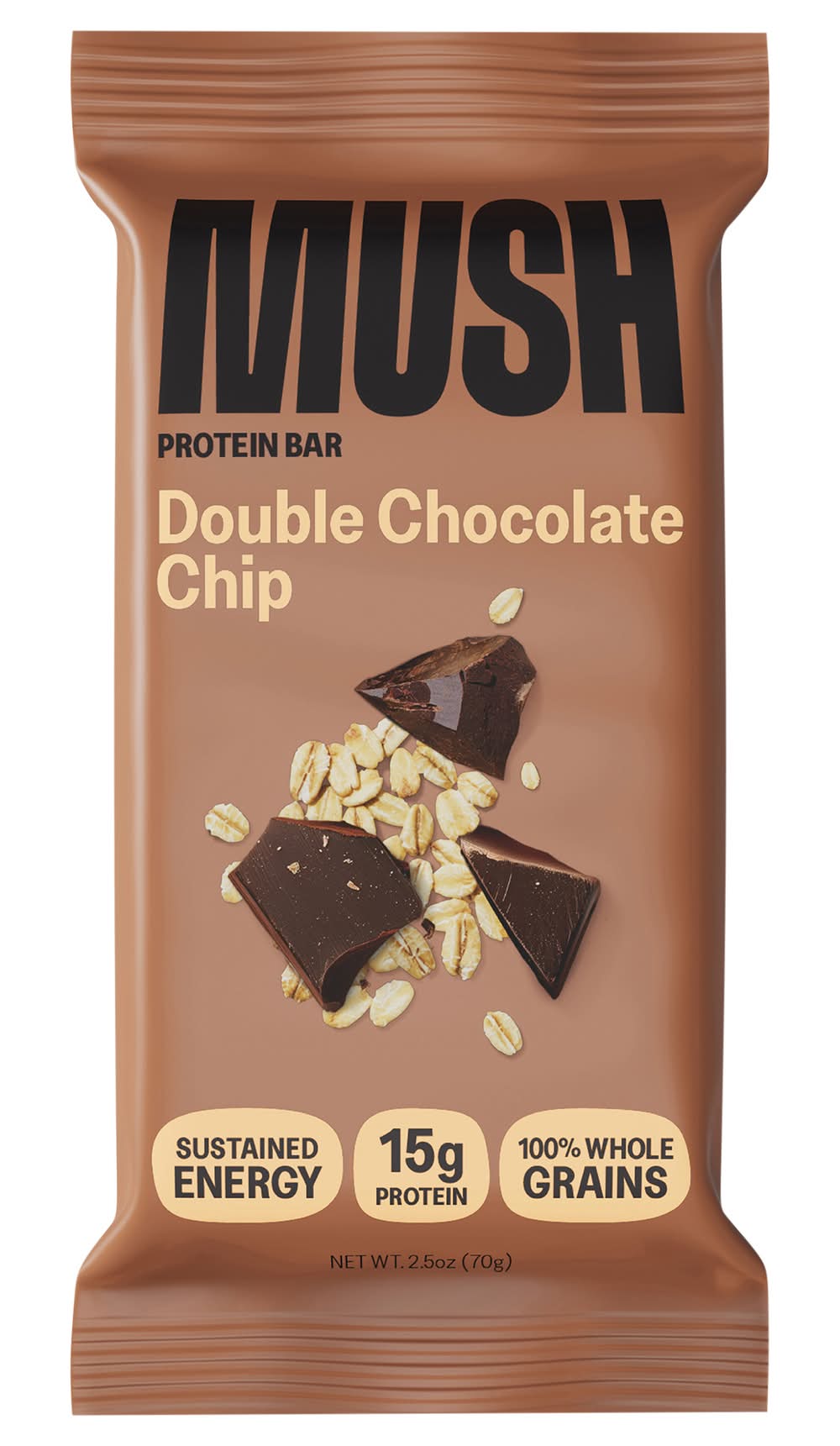 MUSH Double Chocolate Chip Protein Bar (2.5 oz)