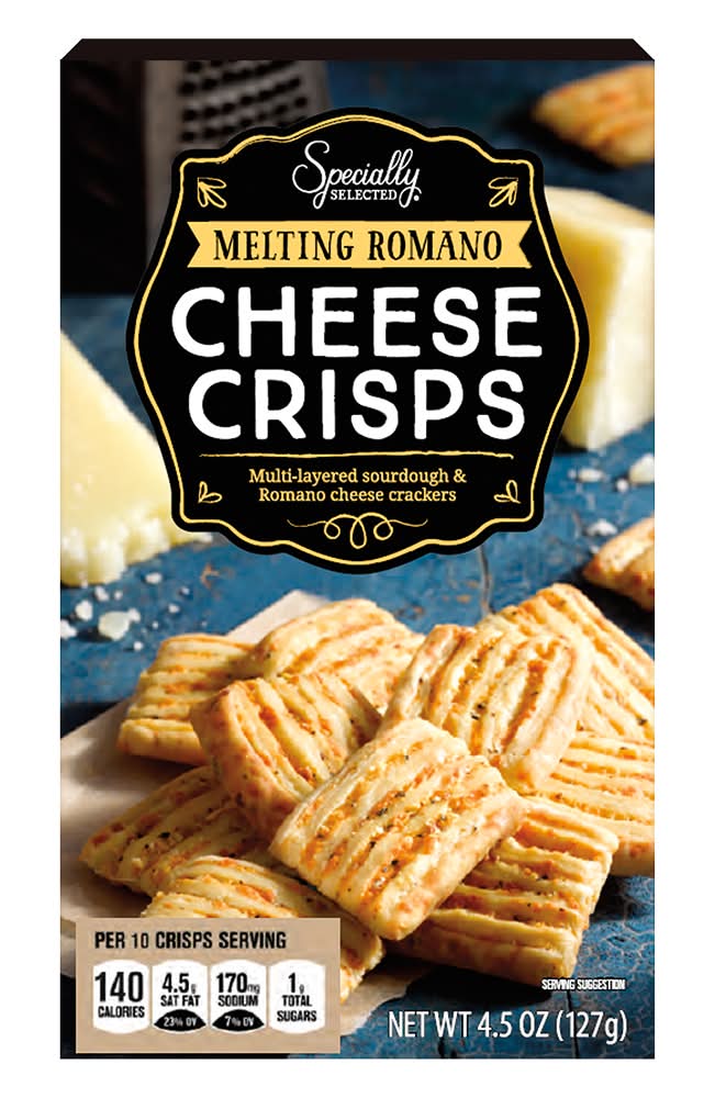 Specially Selected Melting Cheese Crisp, Romano (4.5 oz)