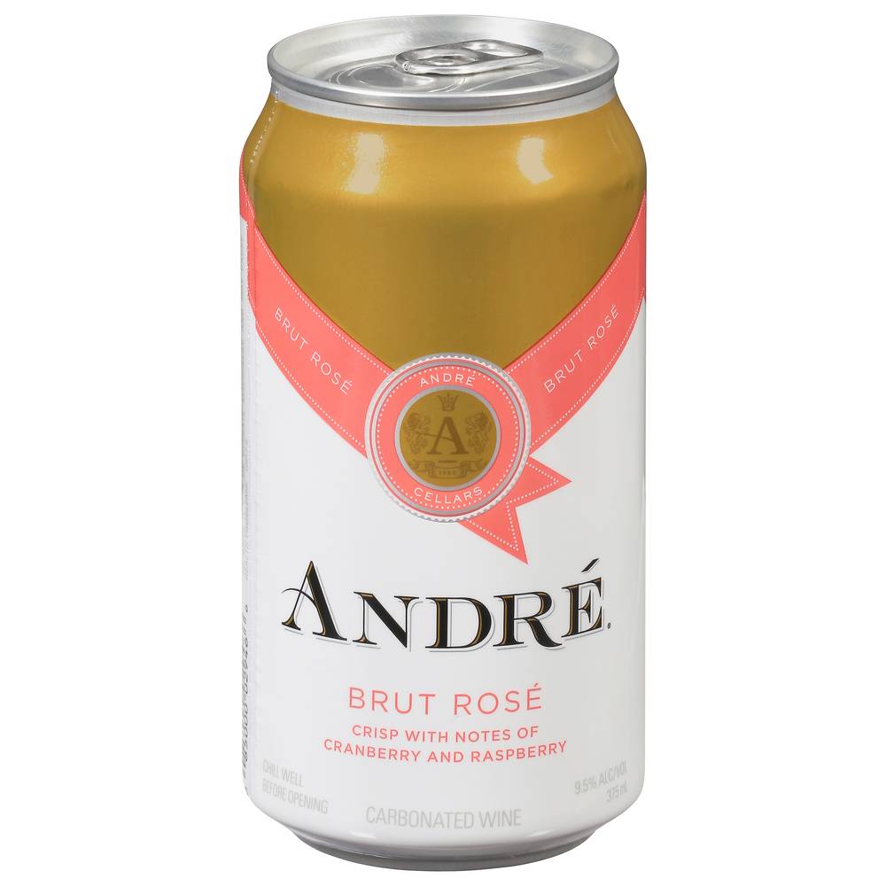 Andre Brut Rose Cranberry & Rasberry Carbonated Wine (375 ml)