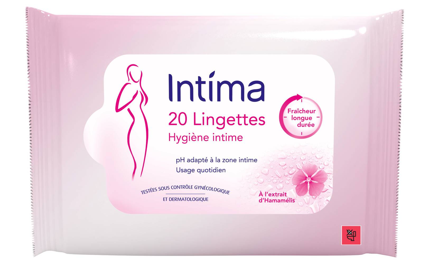 Intima - Lingettes nettoyantes intimes fraîcheur longue durée, female (20)