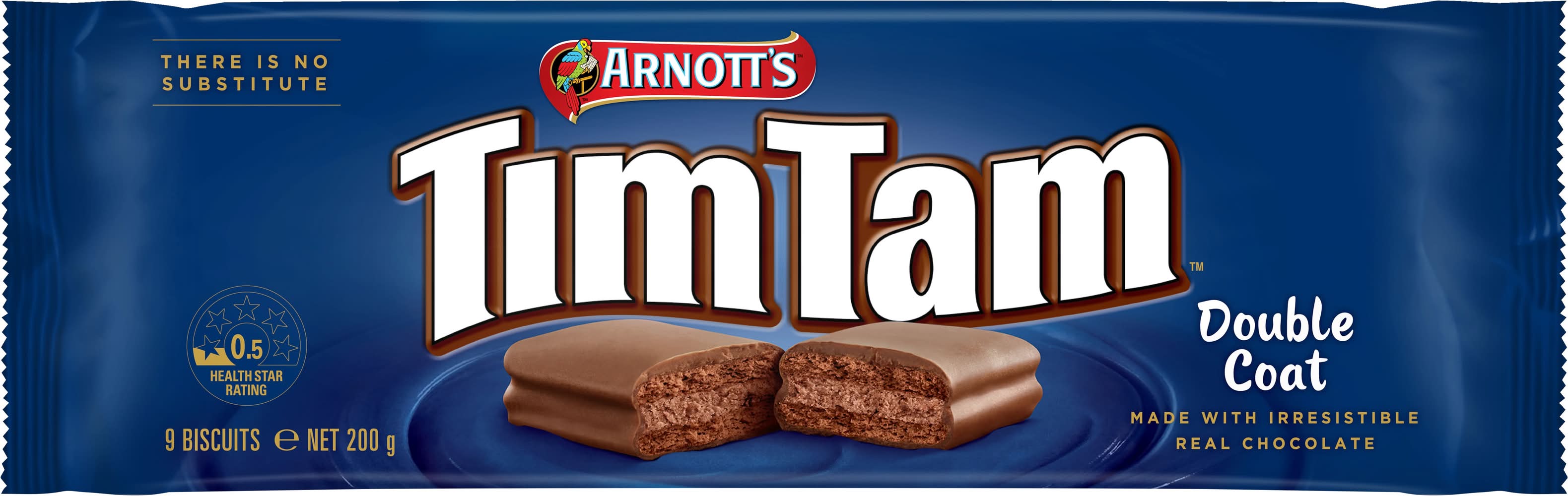 Arnotts Timtam Double Chocolate 200g