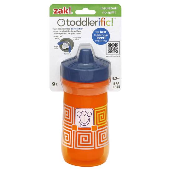 Zak! Designs Toddlerific Perfect Flo Toddler Cup with Ultimate