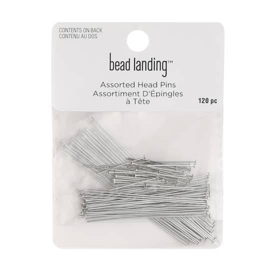 Bead Landing Assorted Head Pins (120 ct)