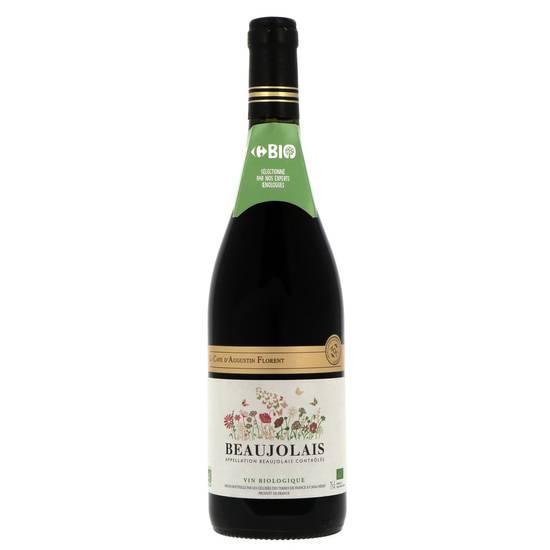 La Cave d'Augustin Florent - Vin rouge bio AOP beaujolais (750 ml)
