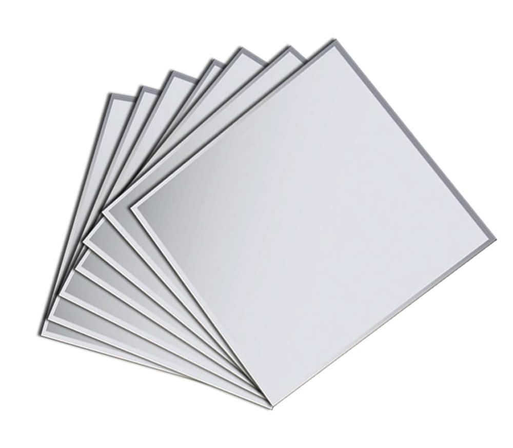 Style Selections Clear 12-in x 12-in Mirrored Glass Wall Tile (6-sq. ft/ Carton) | 42224