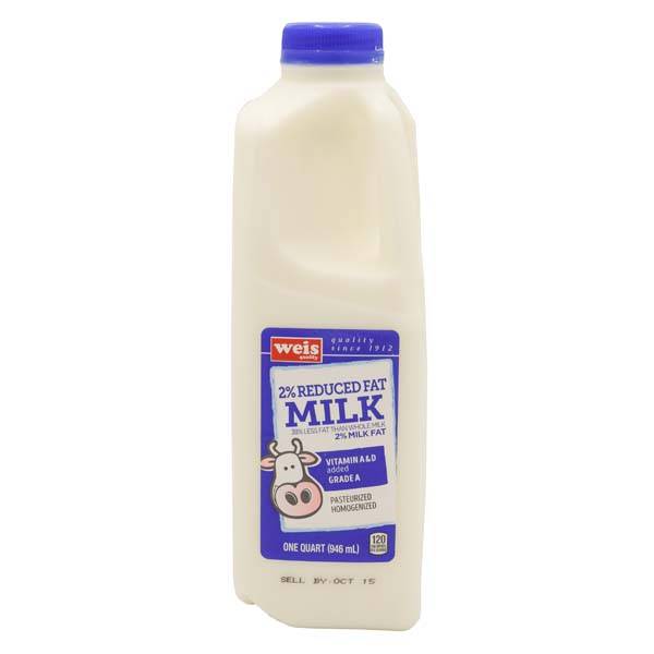 Weis Quality Milk 2% Reduced Fat (946 ml)