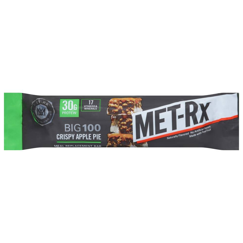 MET-Rx Big 100 Meal Replacement Bar (crispy apple pie)