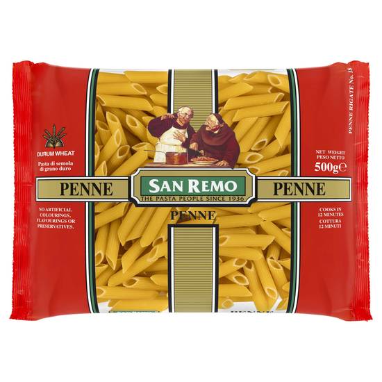 San Remo Penne Rigati Pasta No 18 500g