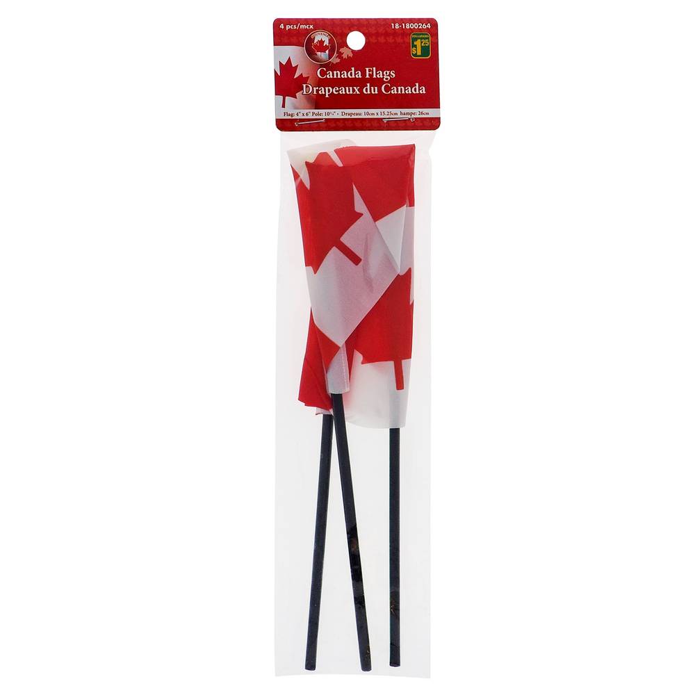 Pack Of Canada Flags Xon Pole