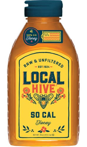 Local Hive So Cal Raw Unfiltered Honey