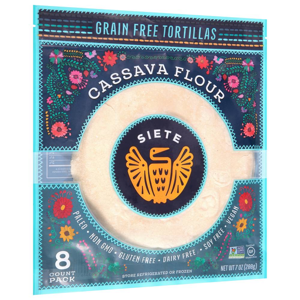 Siete Foods Cassava Flour Tortillas (8 ct)