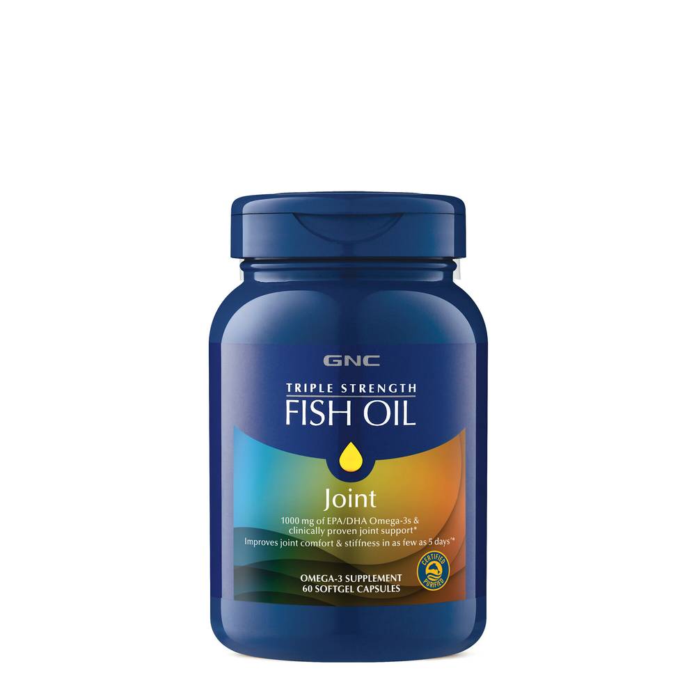 GNC Triple Strength Joint Fish Oil Plus Softgel Capsules (60 ct)