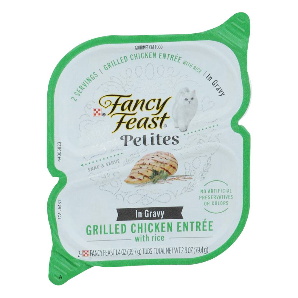 Fancy Feast in Gravy Grilled Chicken Entree With Rice Gourmet Cat Food