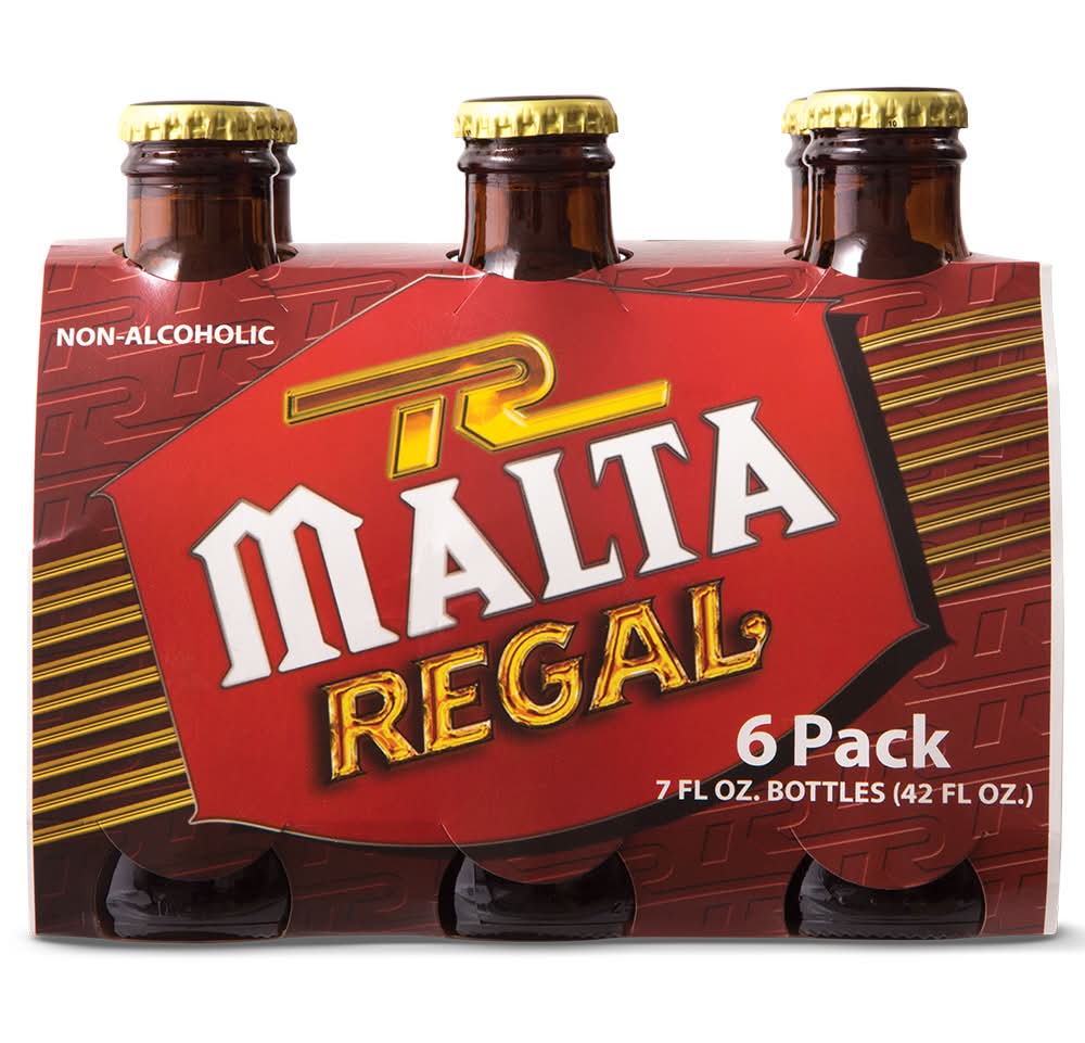 Regal Malta Non Alcoholic Beer (6 x 7 fl oz)