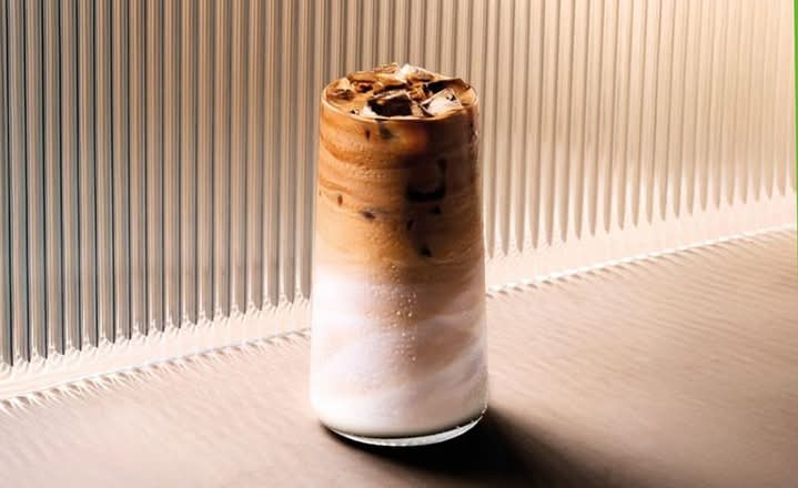 Iced Honey Oat Pecan Latte