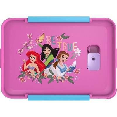 zak! Disney Princess Plastic 3-section Seal Food Storage Container