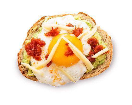 Tostada de Aguacate Huevo Frito