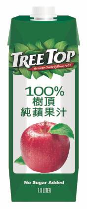 樹頂100%純蘋果汁1L