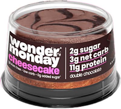 WONDER MONDAY Cheesecake, Double Chocolate (3.5 oz)