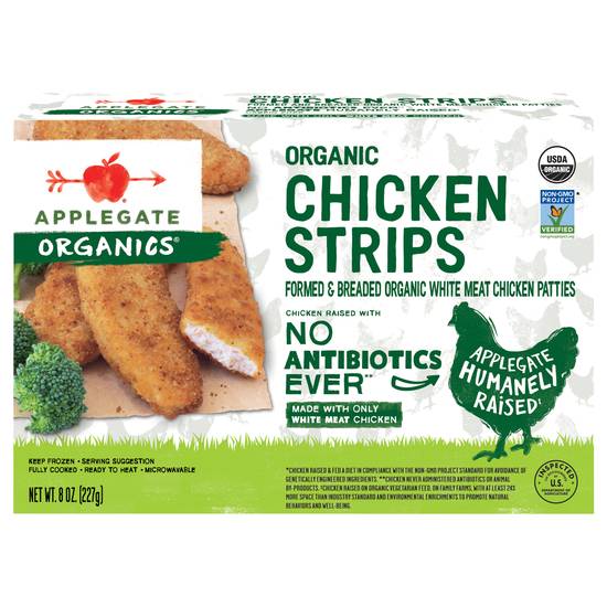 Applegate Organics Formed & Breaded Chicken Strips