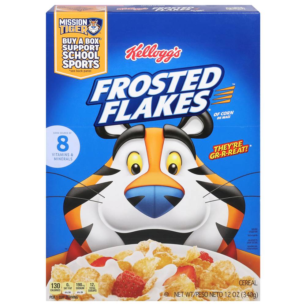 Kellogg's Frosted Flakes Cereal, Original (12 oz)