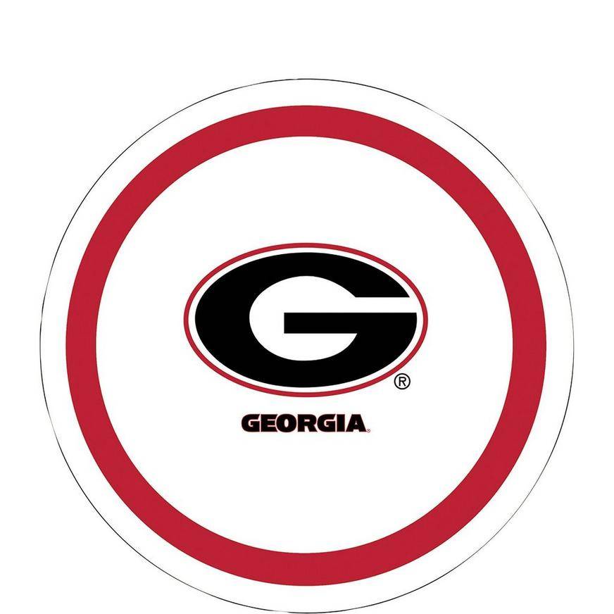 Georgia Bulldogs Dessert Plates 12ct