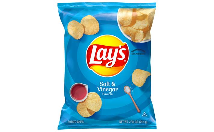 Lay's Salt & Vinegar Chips, 2.625 oz